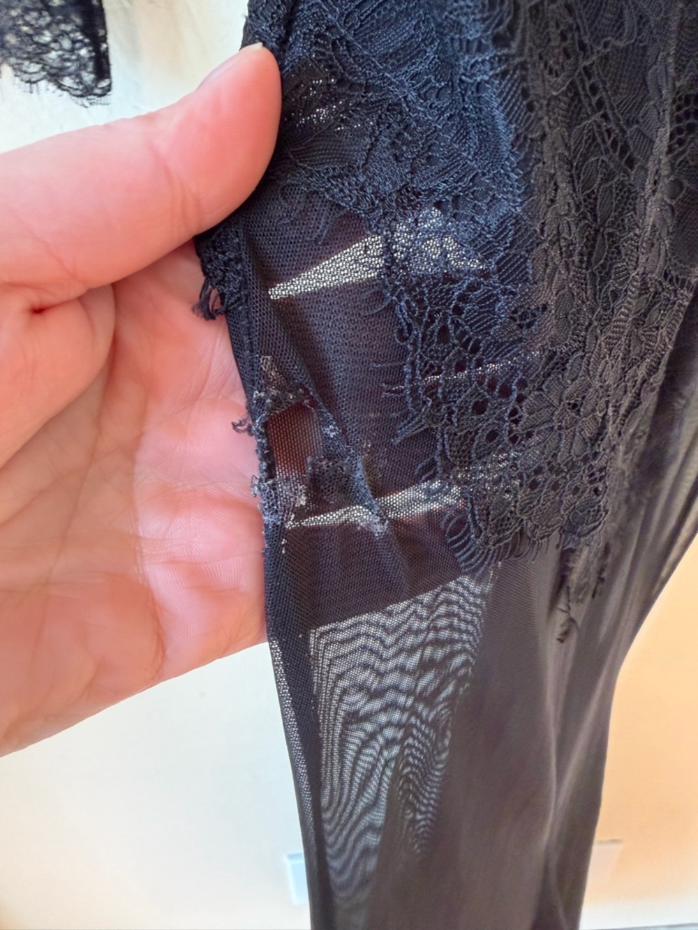Revolve x Michael Costello Martin gown black xs FLAWED please see description - Picture 9 of 12